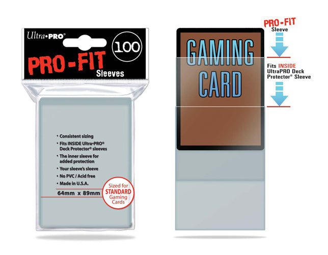 ULTRA PRO Card Sleeves - Pro-Fit Standard 100 PACK