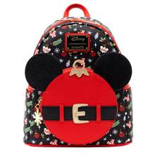 Disney - Mickey Ornament 10” Faux Leather Mini Backpack