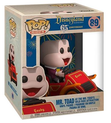 Disneyland 65th Anniversary Mr Toad in Car Pop Ride 89