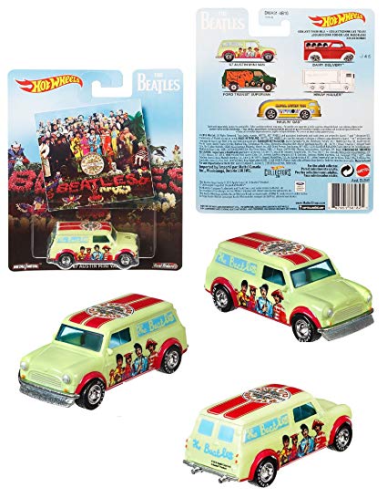 Hot Wheels Pop Culture 2017 The Beatles '67 Austin Mini Van 1:64