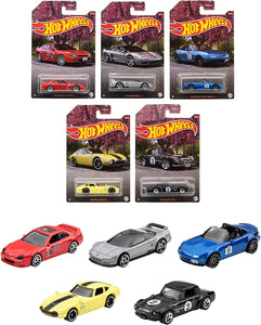 Hot Wheels GDG44-957B Theme Automotive Assortment J-Imports Set of 5 **