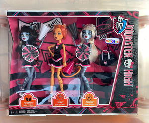 Monster High Fearleading 3 Pack Purrsephone Toralei & Meowlody