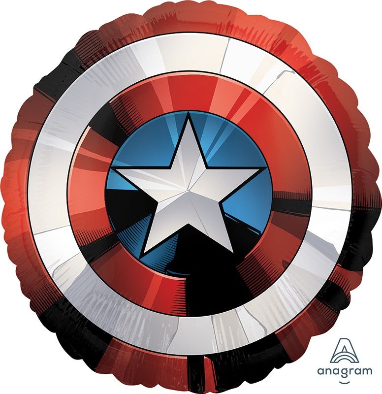 Avengers Captain America Shield Super Shape Foil Balloon