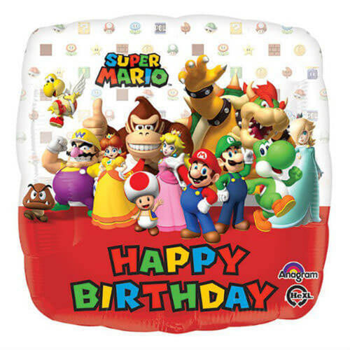 Super Mario Brothers Party Balloon