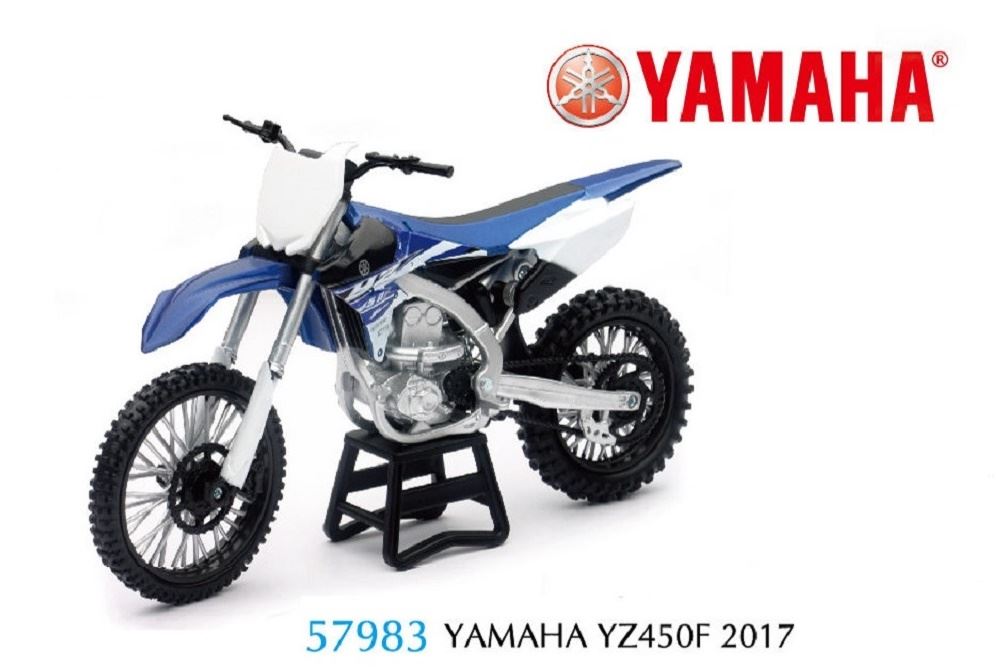 Yamaha YZ450F 2017 Dirtbike Diecast Scale 1:12