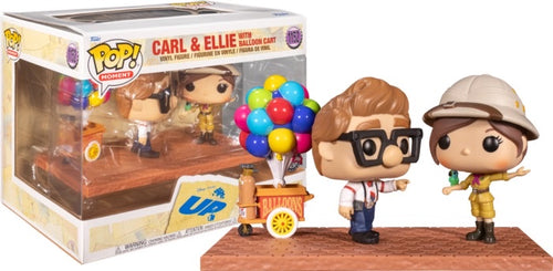 Up - Carl & Ellie with Balloon Cart Movie Moments Pop Vinyl! 1152  2-Pack