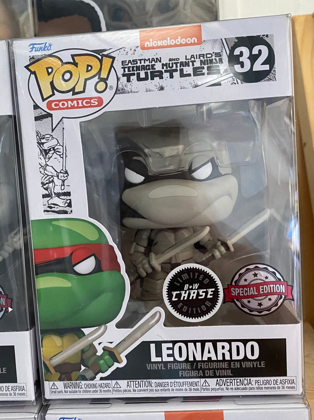 Teenage Mutant Ninja Turtles (1984) - Leonardo Comic Pop Vinyl! 21 CHASE