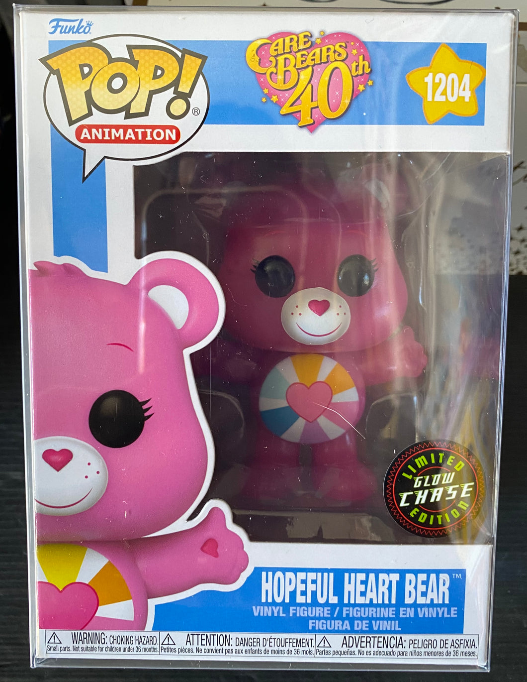 Care Bears 40th Anniversary - Hopeful Heart Bear *CHASE GLOW*