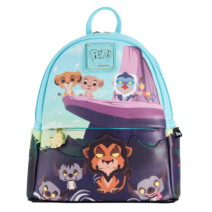 The Lion King (1994) - Pop! Pride Rock 10” Mini Backpack LOUNGEFLY