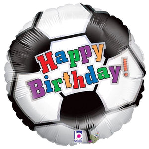 HAPPY BIRTHDAY SOCCER FOIL BALLOON