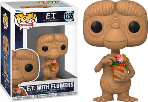E.T. The Extra-Terrestrial - E.T. with Flowers 40th Anniversary Pop Vinyl! 1255