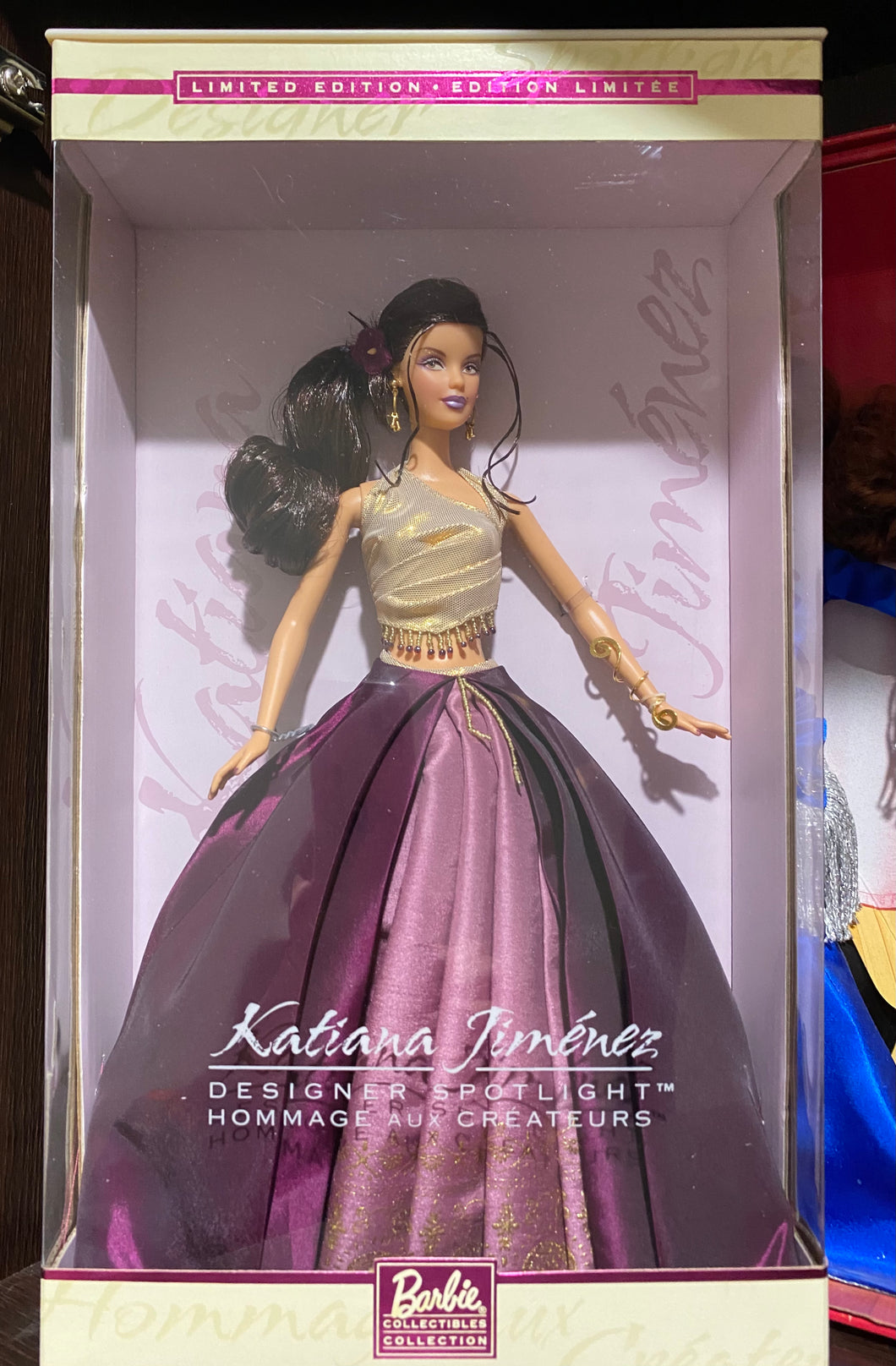 KATIANA JIMENEZ DESIGNER SPOTLIGHT BARBIE DOLL IN BOX 2002 Limited Edition