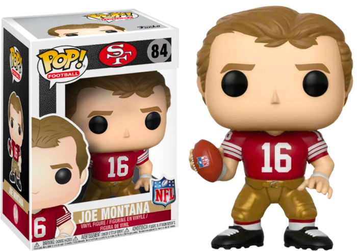 NFL: Football - Joe Montana San Francisco 49ers Legends Pop Vinyl! 84