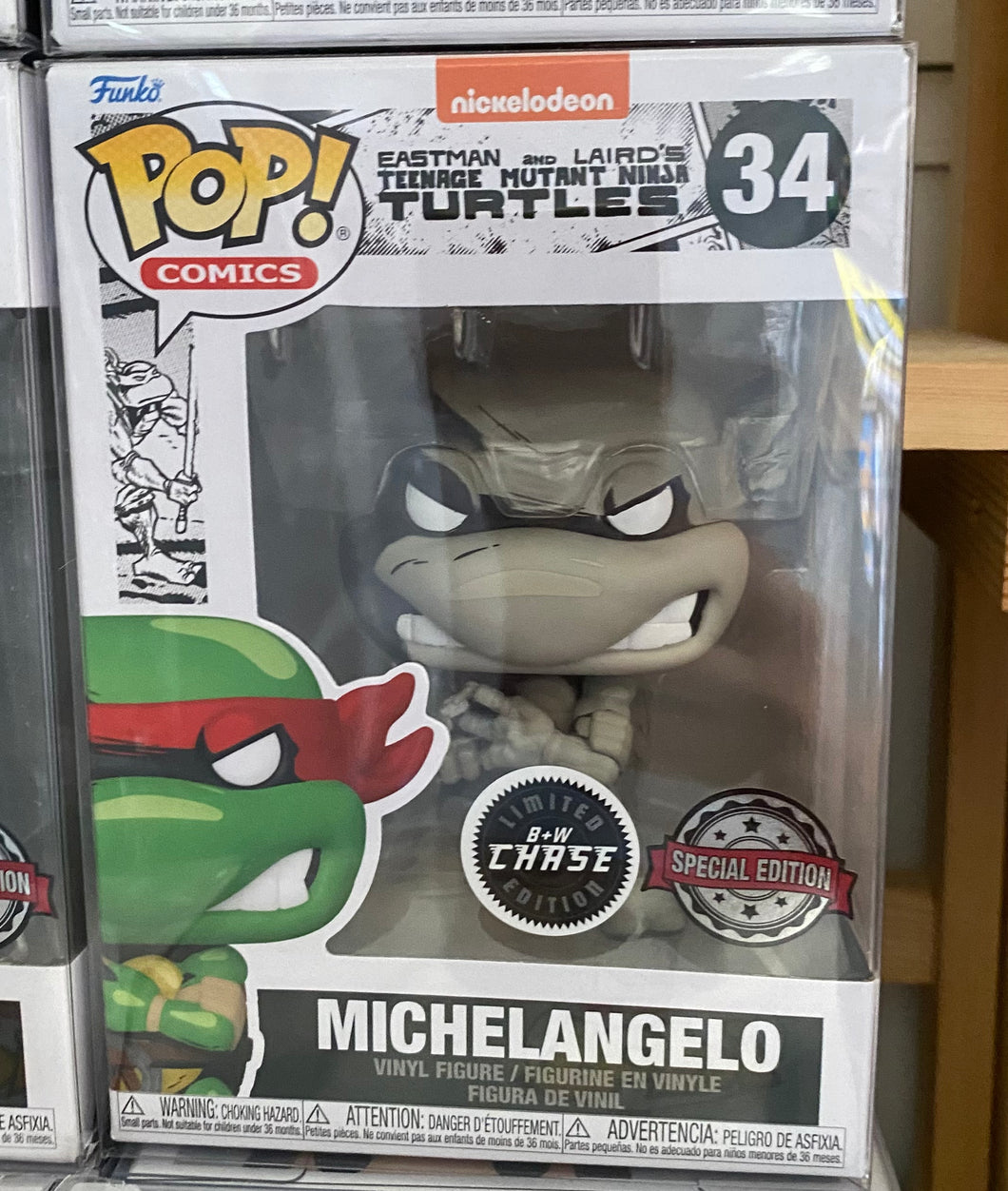 Teenage Mutant Ninja Turtles (1984) - Michelangelo Comic Pop Vinyl!34 CHASE