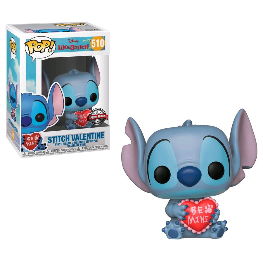Lilo & Stitch Stitch Valentines US Exclusive Pop Vinyl! 510