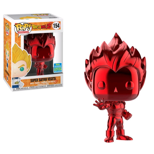 DragonBall Z - Vegeta Red Chrome SDCC 2019 US Exclusive Pop! Vinyl! 154