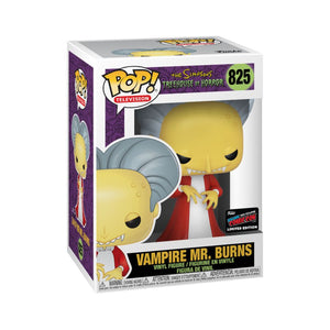 Simpsons Mr Burns as Dracula NYCC 2019 US Exclusive Pop Vinyl! 825