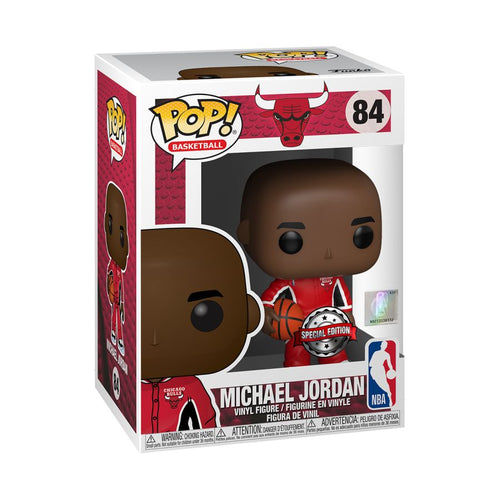 NBA: Bulls Michael Jordan Red Warm-Ups US Exclusive Pop Vinyl! 84