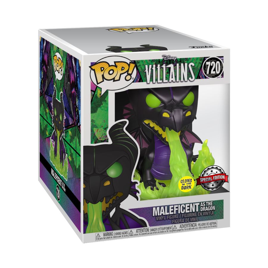 Maleficent as Dragon with Flames Metallic Glow US Exclusive 6