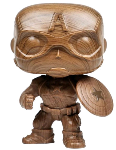 Captain America Wood Deco US Exclusive Pop Vinyl! 584