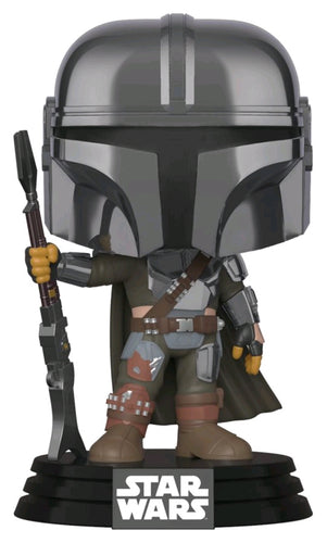 Star Wars: The Mandalorian (Mandalorian Chrome) US Exclusive Pop Vinyl! 345