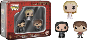 Game of Thrones - Jon Snow, Tyrion & Daenerys Pocket Pop 3-Pack Tin
