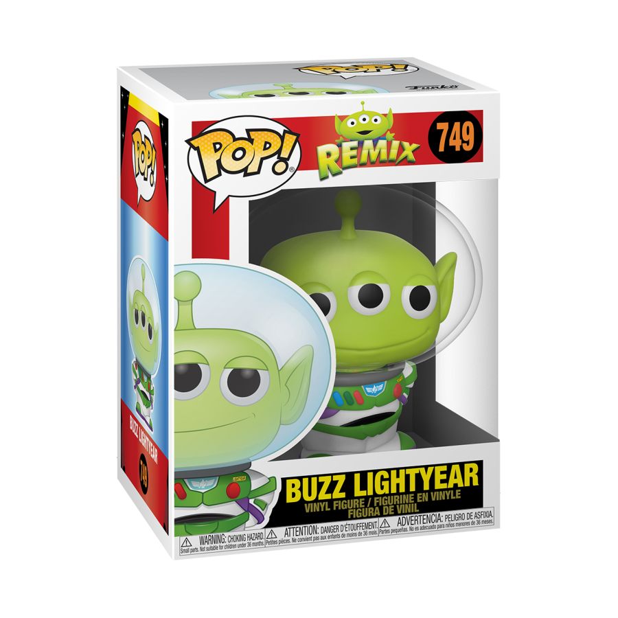 Pixar Alien Remix Buzz Pop Vinyl! 749