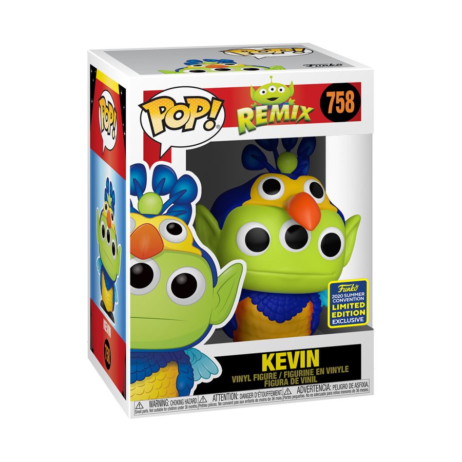 Pixar Alien Remix Kevin Metallic SDCC 2020 US Exclusive Pop Vinyl! 758