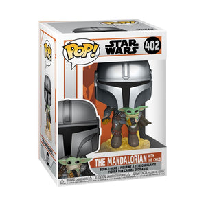 Star Wars The Mandalorian with the Child Jetpack Flying Pop Vinyl! 402