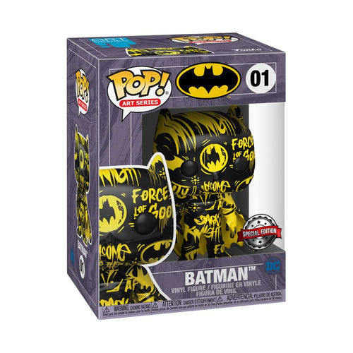 Batman Yellow & Black Artist US Exclusive Pop Vinyl! 01 with Protector