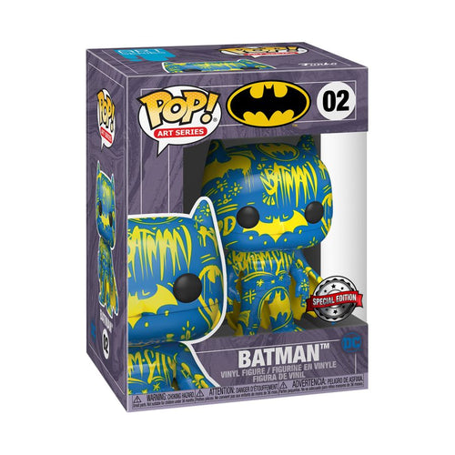 Batman Blue & Yellow Artist US Exclusive Pop Vinyl! 02 with Protector