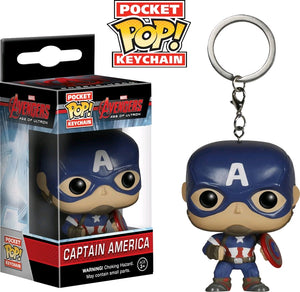 Avengers 2 Age of Ultron Captain America Pocket Pop Keychain