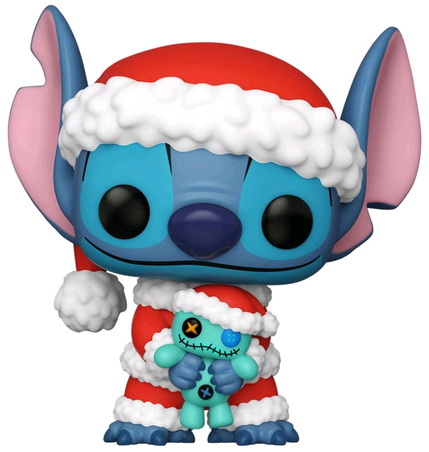 Lilo & Stitch Santa Stitch with Scrump US Exclusive Pop Vinyl! 983