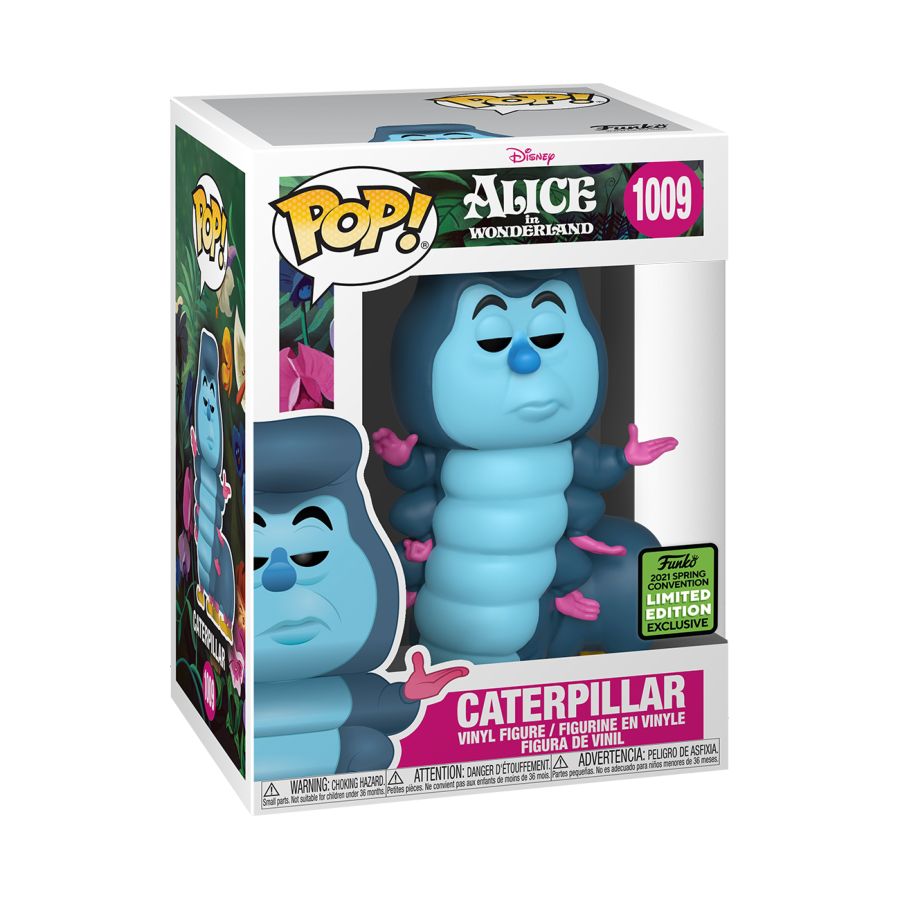 Alice in Wonderland - Caterpillar 60th Anniv ECCC 2021 US Exclusive Pop! Vinyl! 1009 VAULTED