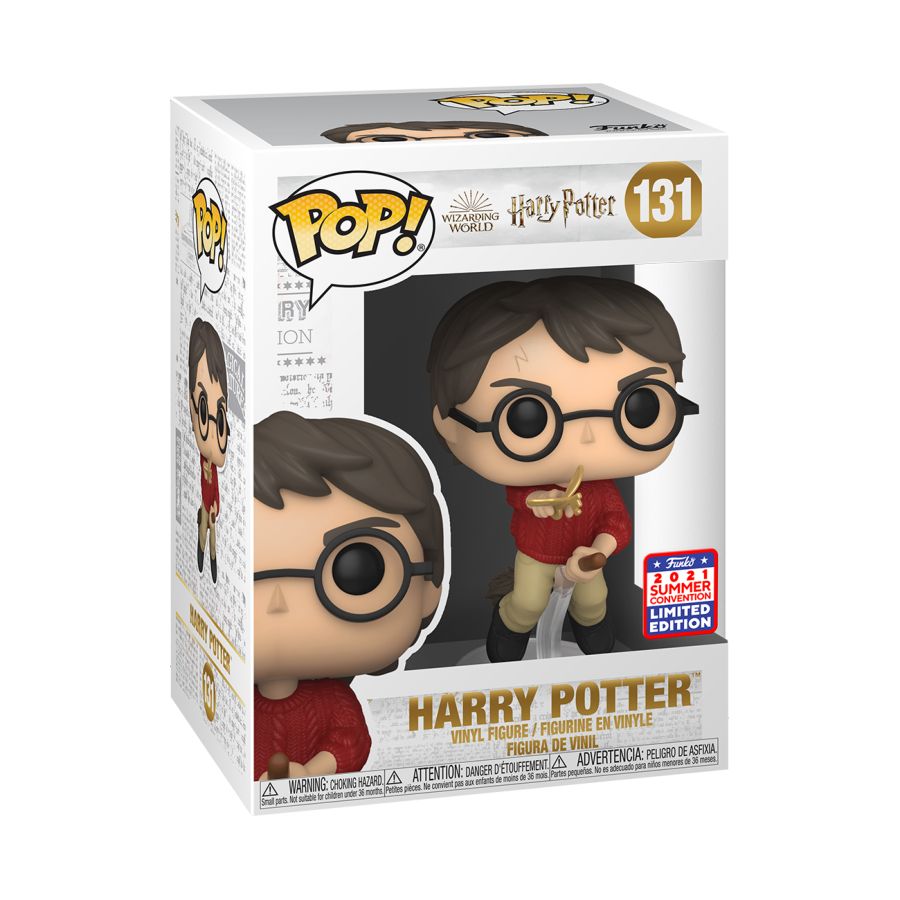 Harry Potter - Harry Flying with Winged Key SDCC 2021 US Exclusive Pop Vinyl! 131