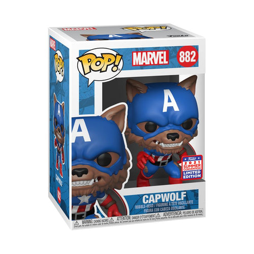 Captain America - Capwolf Year of the Shield SDCC 2021 US Exclusive Pop Vinyl! 882