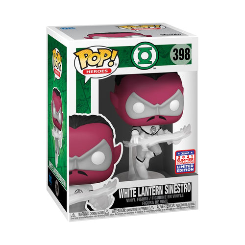 Green Lantern - White Lantern Sinestro SDCC 2021 US Exclusive Pop Vinyl! 398