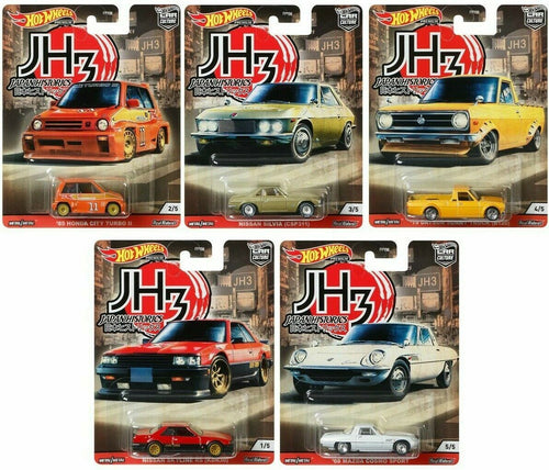 Hot Wheels Car Culture Japanese Historics 3 Complete Set