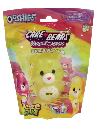 Care Bears Unlock The Magic Ooshies Squeeze-e-Ballz - Funshine Bear