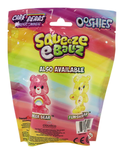 Care Bears Unlock The Magic Ooshies Squeeze-e-Ballz - Cheer Bear - 10cm