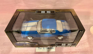 1972 Holden HQ Monaro GTS 350 2 Door Blue with White Interior 1:24 SCALE*