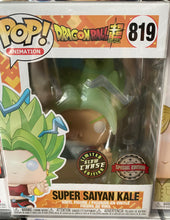 DragonBall Z Super CHASE Variant- Super Saiyan Kale with Energy Base US Exclusive Pop No 819 + Protector