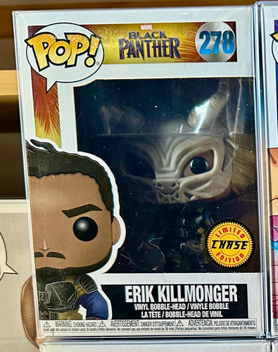 Marvel Funko Pop - Erik Killmonger (Chase) - Black Panther - No. 278