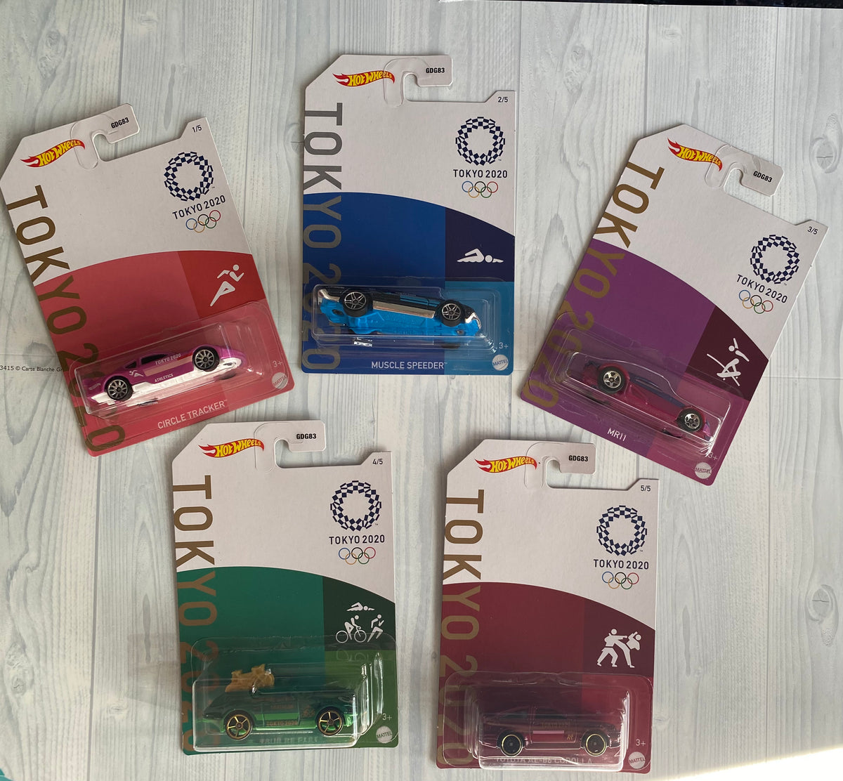 Hot Wheels Tokyo 2020 Olympic Games Series - Complete Set of 5 ...