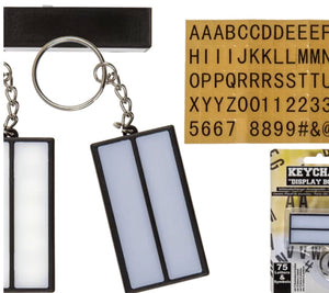 Lightbox Light Up Message Keychain