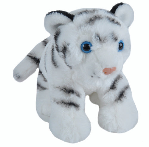 CUDDLEKINS MINI WHITE TIGER PLUSH SOFT TOY 20CM STUFFED ANIMAL WILD REPUBLIC