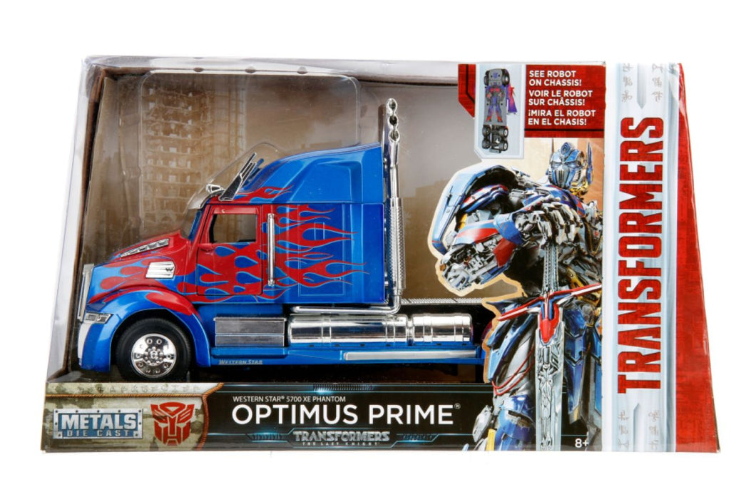 Transformers 5: The Last Knight - Optimus Prime Western Star 1:24 Hollywood Ride*