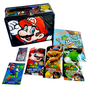 Super Mario Tin & Trading Card Set NINTENDO