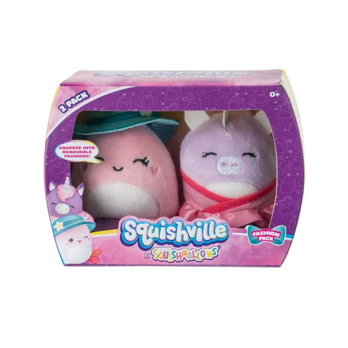 SQUISHMALLOWS SQUISHVILLE - Mini Plush 2 PACK