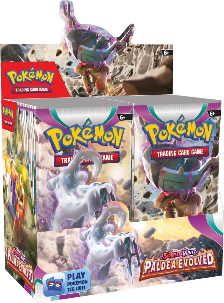 POKÉMON TCG Scarlet & Violet 2 Paldea Evolved - Booster BOX 36 PACKS